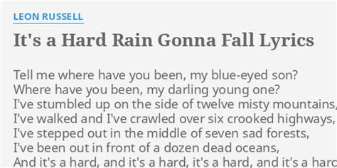 i saw a gonna fall lyrics